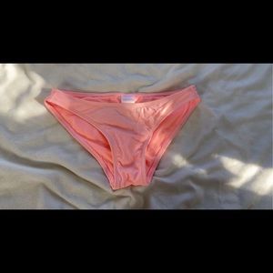 bright peach bikini bottoms